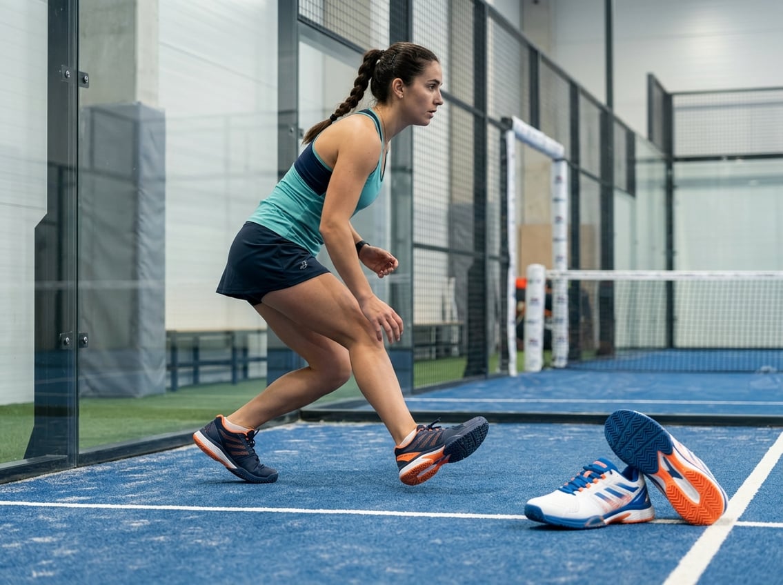 Guide til fodarbejde i padel og valg af sko