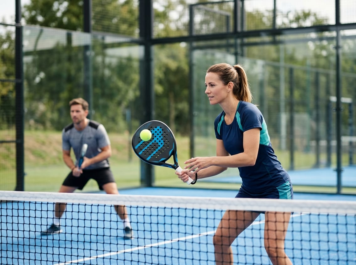 Få mere ro i duellerne med et rundhovedet padelbat